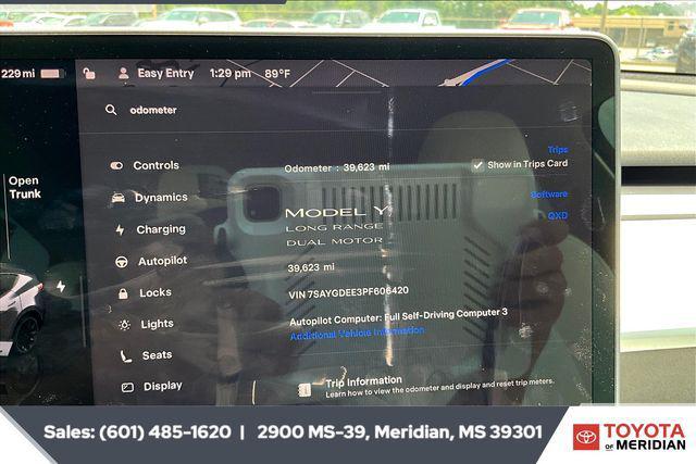 used 2023 Tesla Model Y car, priced at $29,215