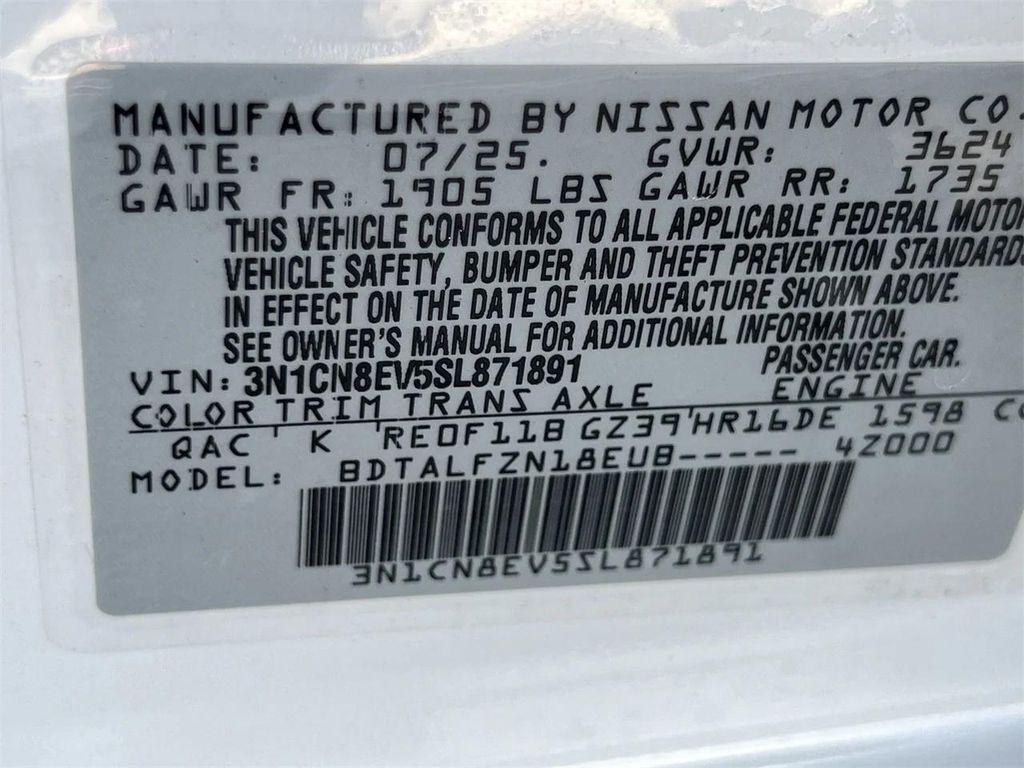 new 2025 Nissan Versa car, priced at $18,212