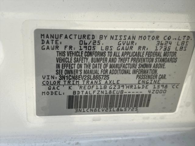 new 2025 Nissan Versa car, priced at $20,930