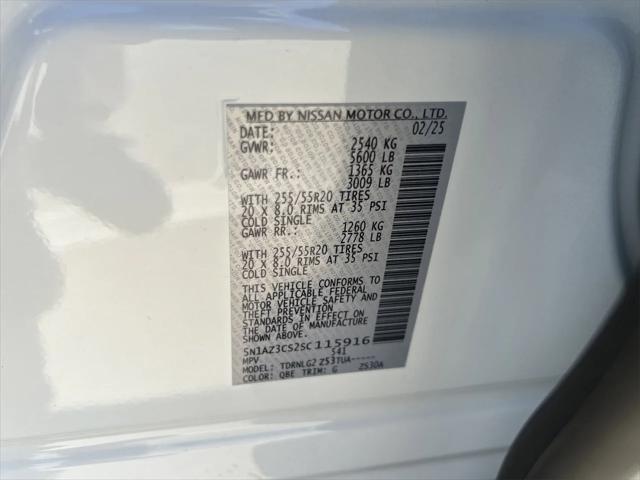 new 2025 Nissan Murano car, priced at $47,303