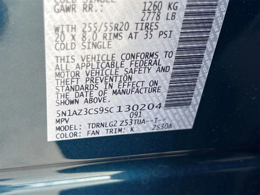 new 2025 Nissan Murano car, priced at $38,117