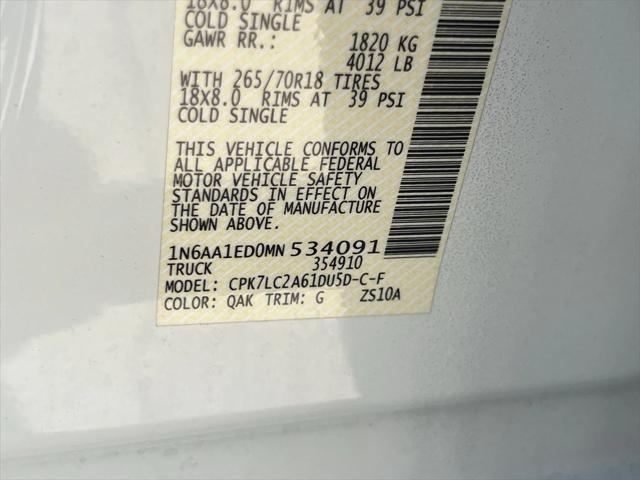 used 2021 Nissan Titan car, priced at $39,874