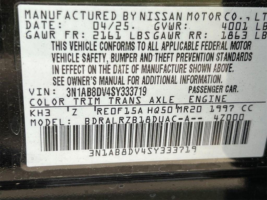 new 2025 Nissan Sentra car, priced at $21,477