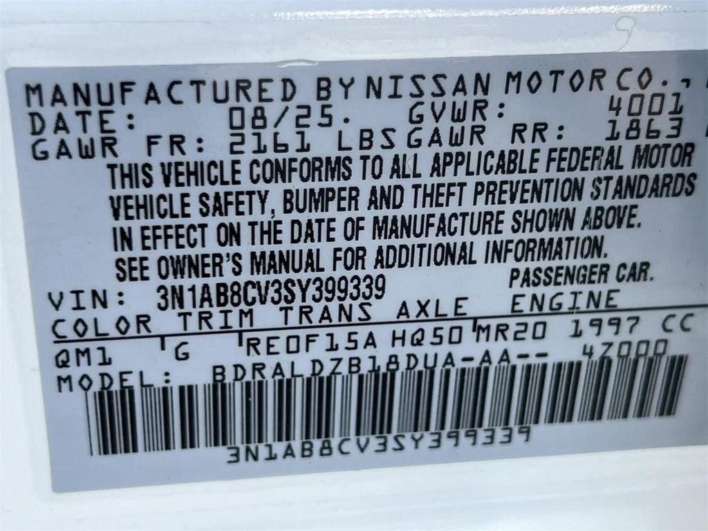 new 2025 Nissan Sentra car, priced at $18,661