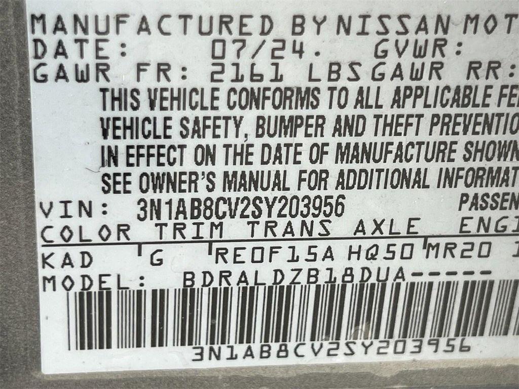 used 2025 Nissan Sentra car, priced at $19,274