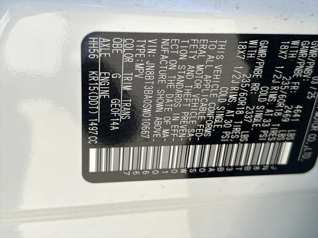new 2025 Nissan Rogue car, priced at $32,334