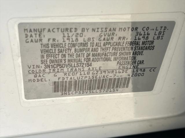 used 2020 Nissan Kicks car, priced at $19,574