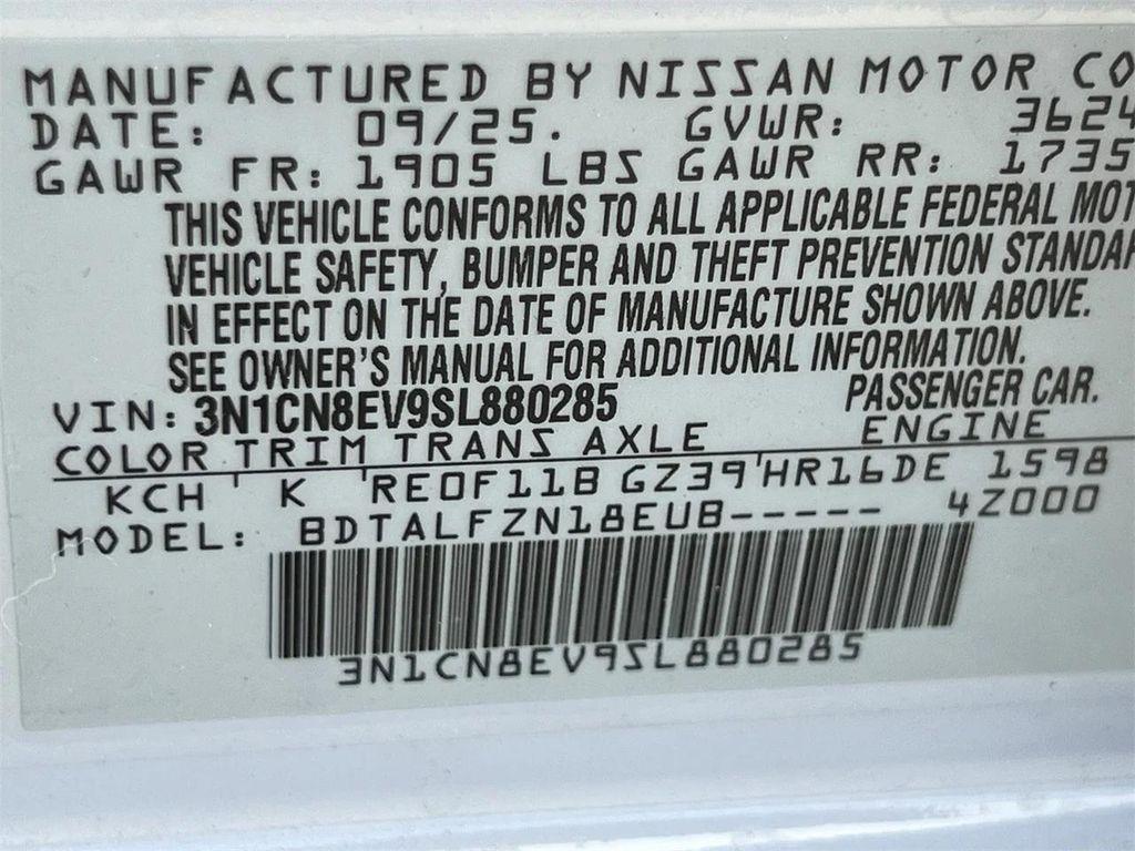 new 2025 Nissan Versa car, priced at $19,451