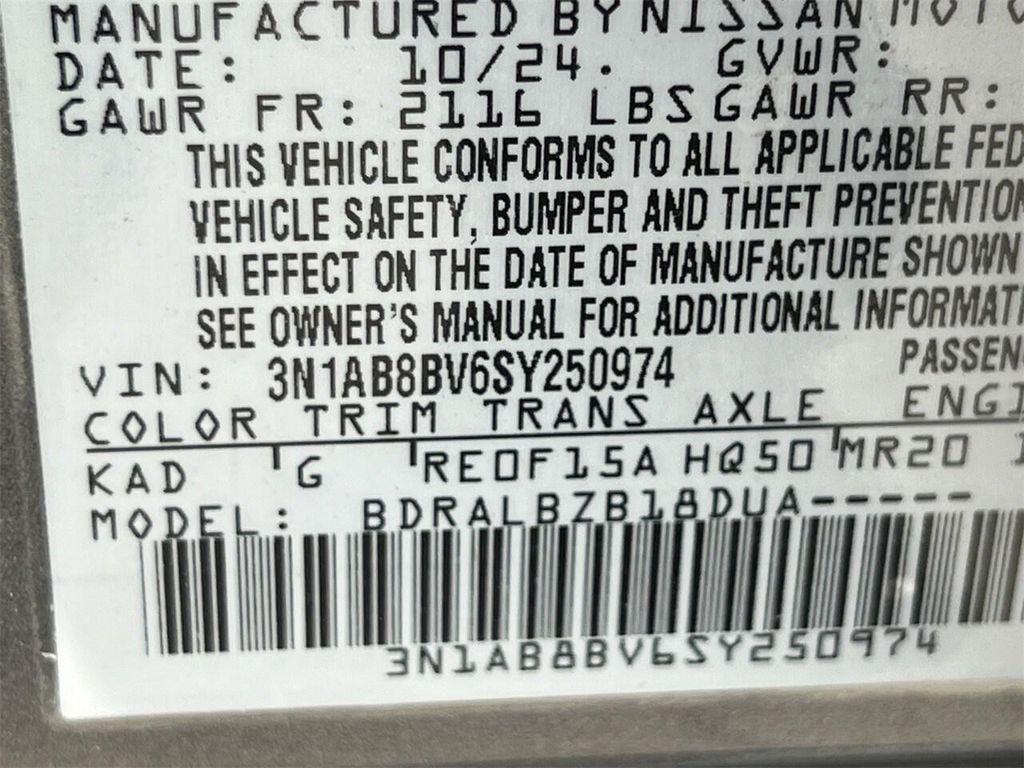 used 2025 Nissan Sentra car, priced at $19,447