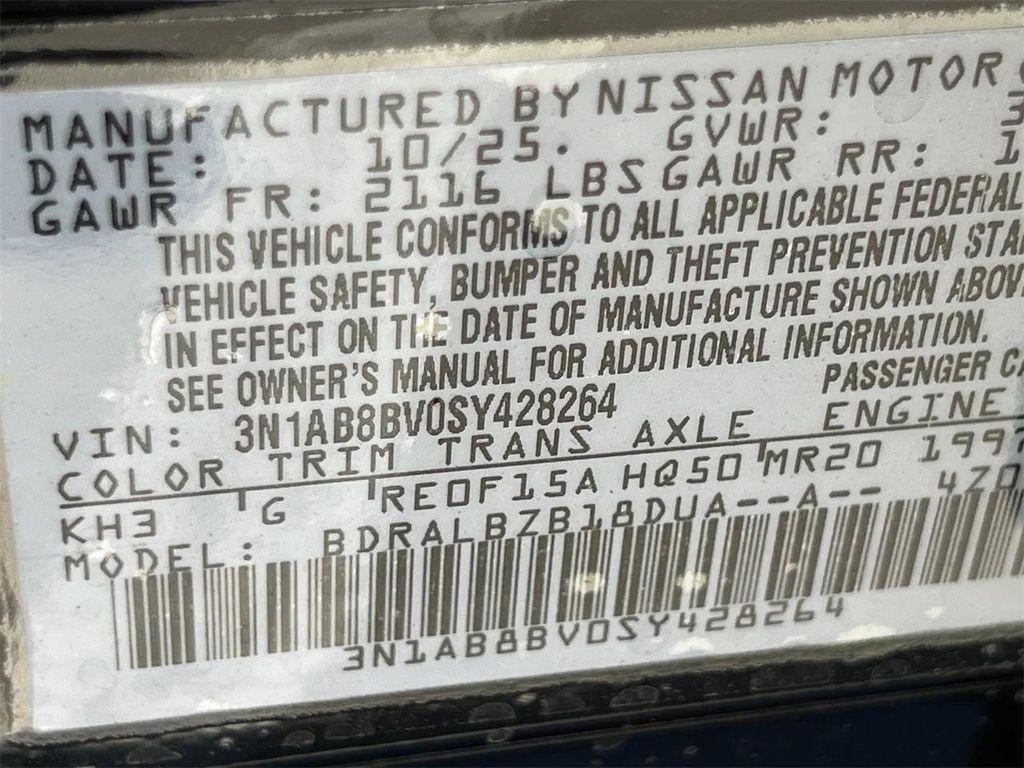 new 2025 Nissan Sentra car, priced at $17,160