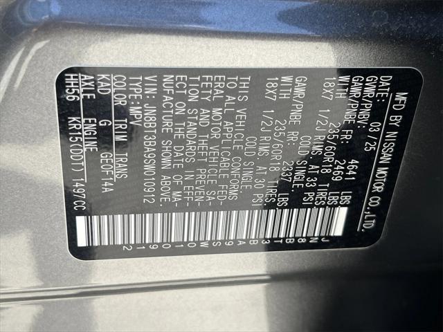 new 2025 Nissan Rogue car, priced at $31,099