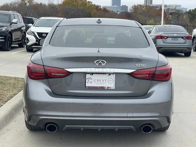 used 2022 INFINITI Q50 car, priced at $29,674