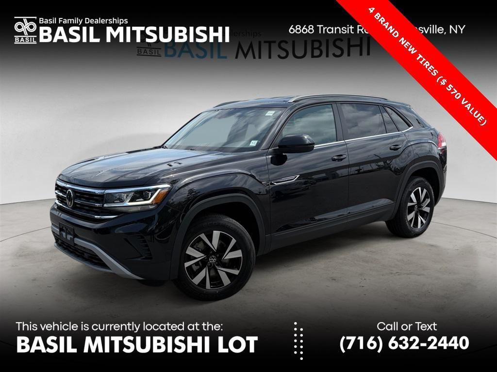 used 2022 Volkswagen Atlas Cross Sport car, priced at $24,180