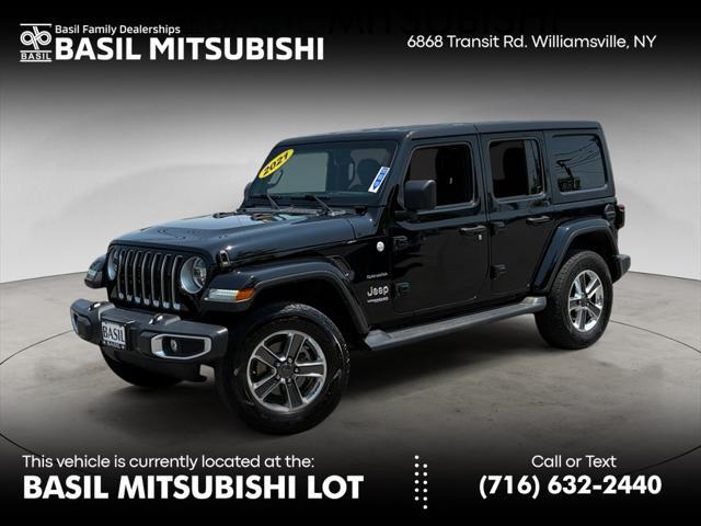 used 2021 Jeep Wrangler Unlimited car, priced at $33,199