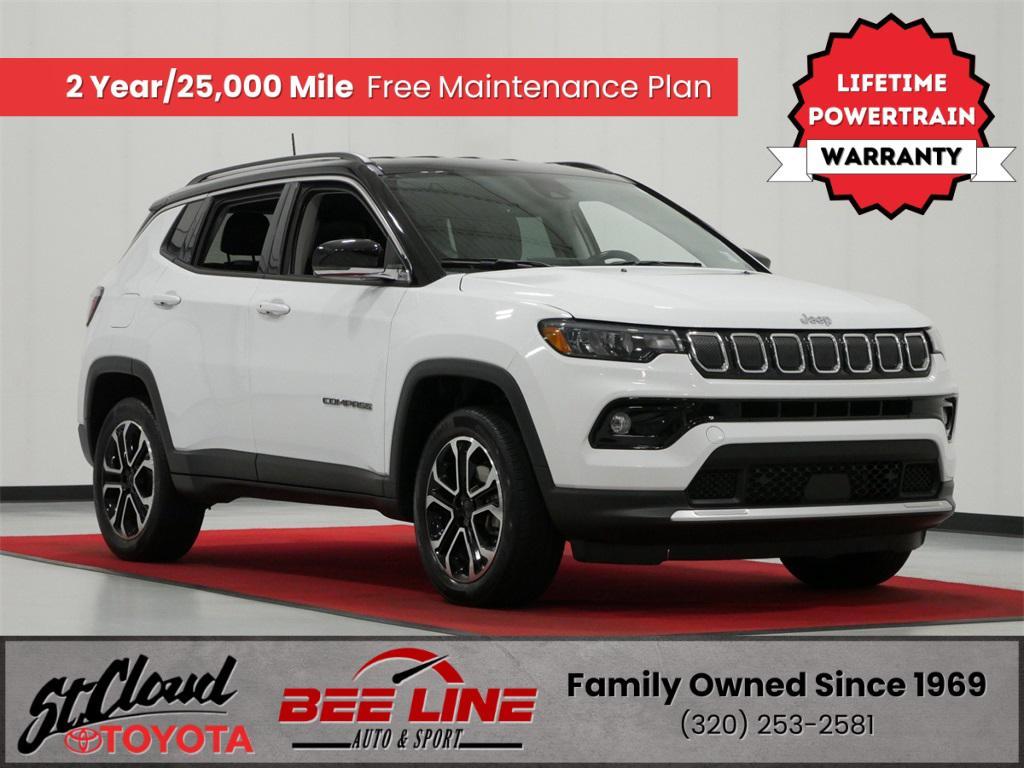 used 2022 Jeep Compass car, priced at $24,391