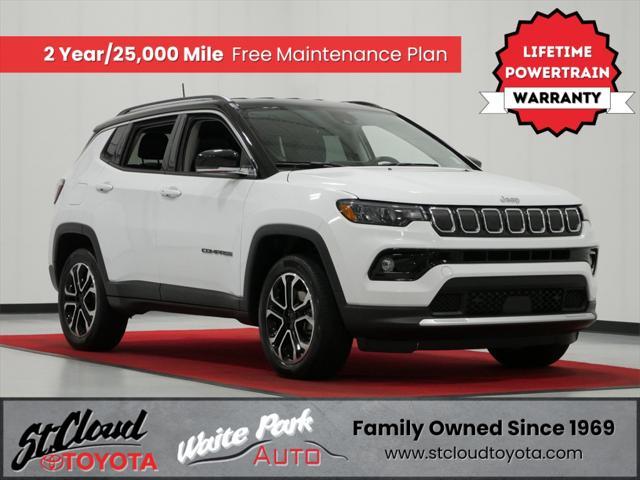 used 2022 Jeep Compass car, priced at $25,991