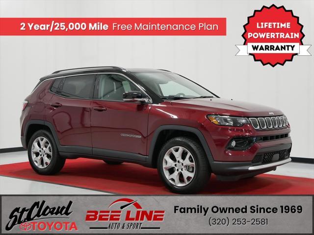 used 2022 Jeep Compass car, priced at $25,991