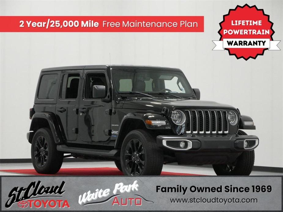 used 2021 Jeep Wrangler Unlimited 4xe car, priced at $33,991