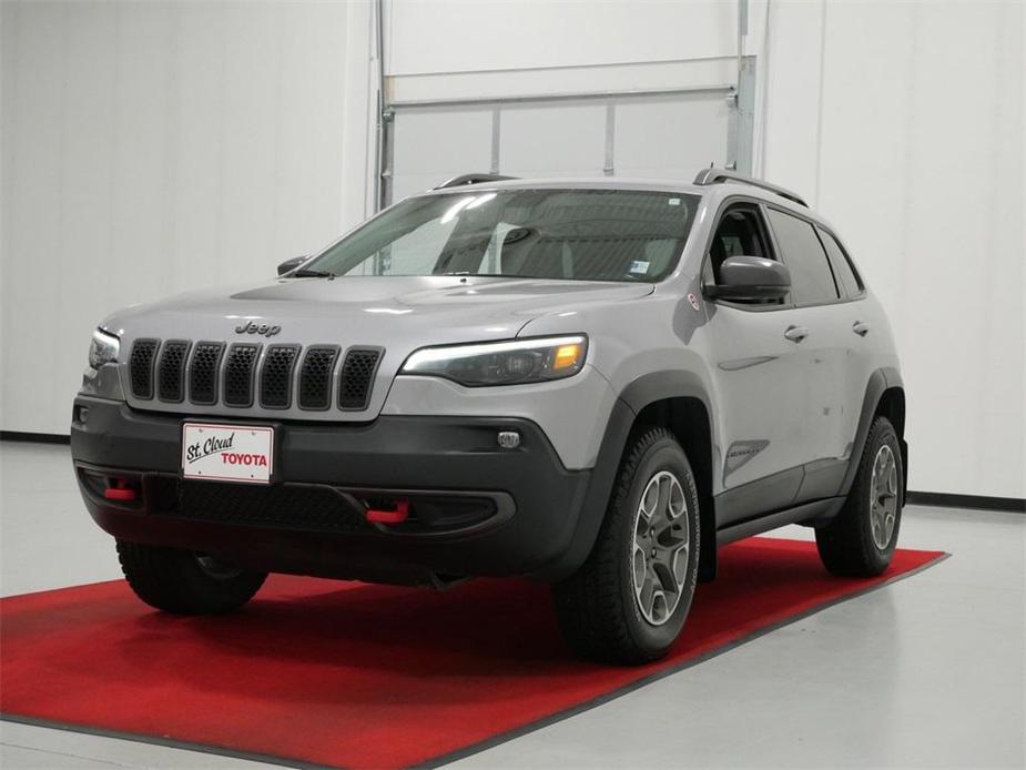 used 2021 Jeep Cherokee car, priced at $26,991