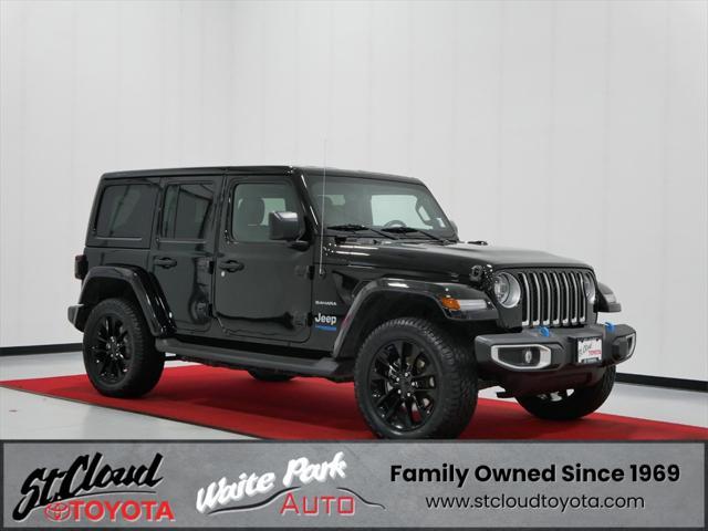 used 2022 Jeep Wrangler Unlimited 4xe car, priced at $32,891