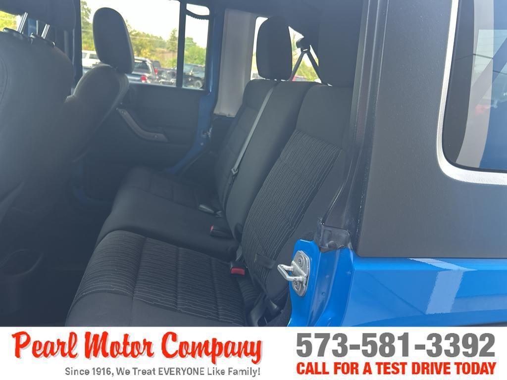 used 2012 Jeep Wrangler Unlimited car, priced at $17,500