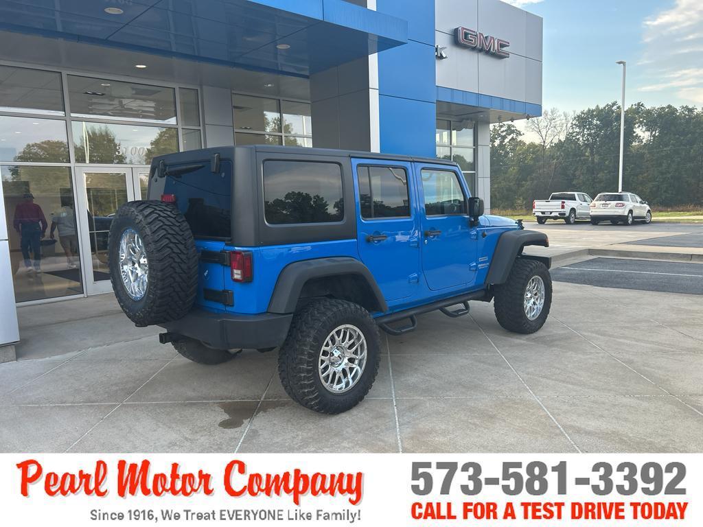used 2012 Jeep Wrangler Unlimited car, priced at $17,500