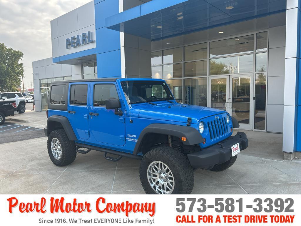 used 2012 Jeep Wrangler Unlimited car, priced at $17,500