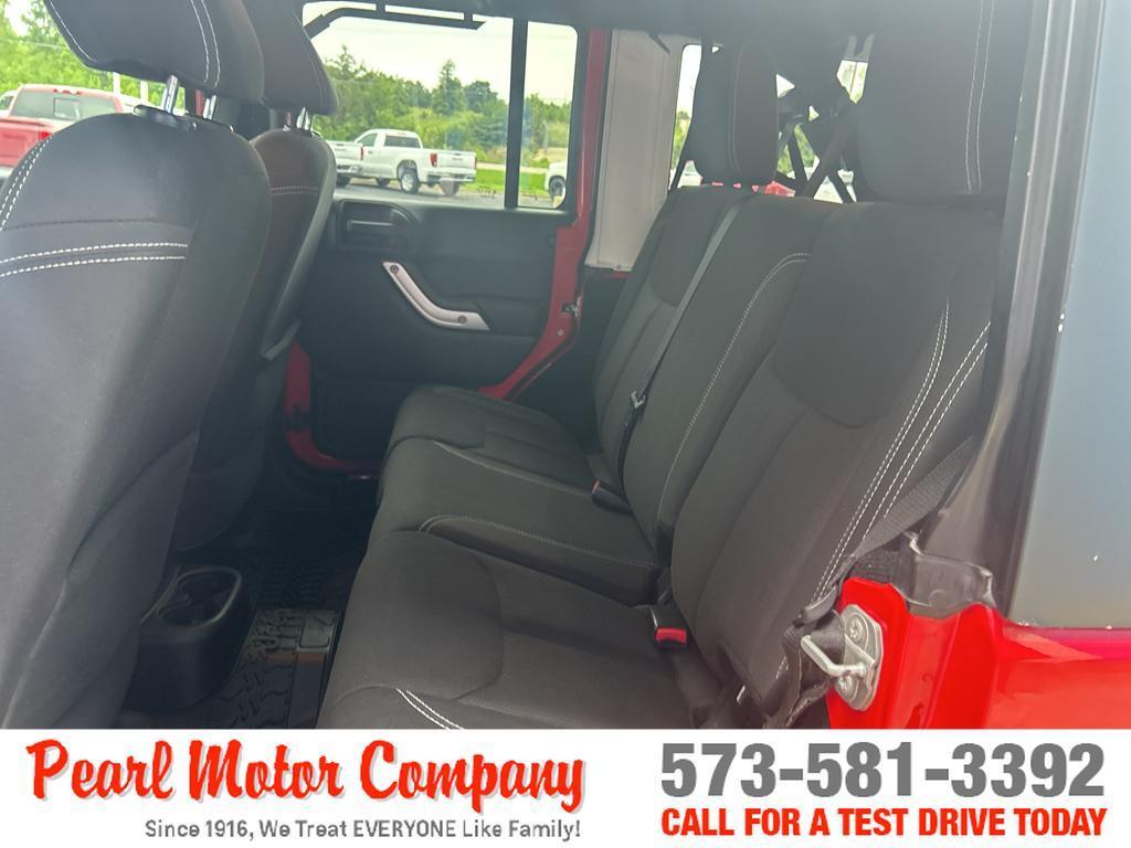 used 2015 Jeep Wrangler Unlimited car, priced at $23,500
