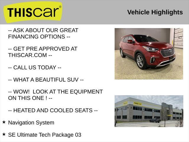 used 2018 Hyundai Santa Fe car, priced at $16,985
