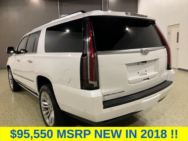 used 2018 Cadillac Escalade ESV car, priced at $27,475