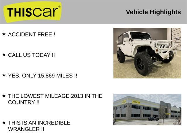 used 2013 Jeep Wrangler car, priced at $18,985