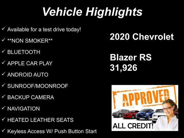 used 2020 Chevrolet Blazer car, priced at $26,659