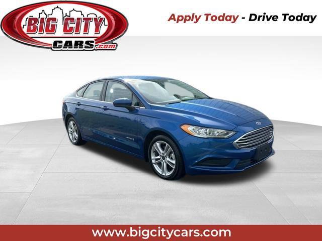 used 2018 Ford Fusion Hybrid car, priced at $13,056