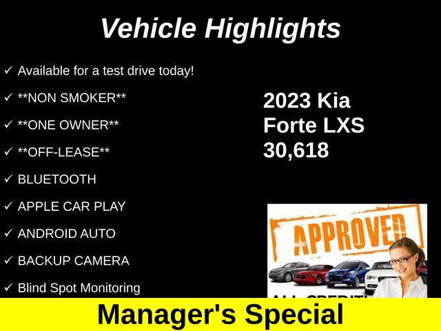 used 2023 Kia Forte car, priced at $16,638