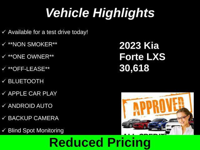 used 2023 Kia Forte car, priced at $16,899