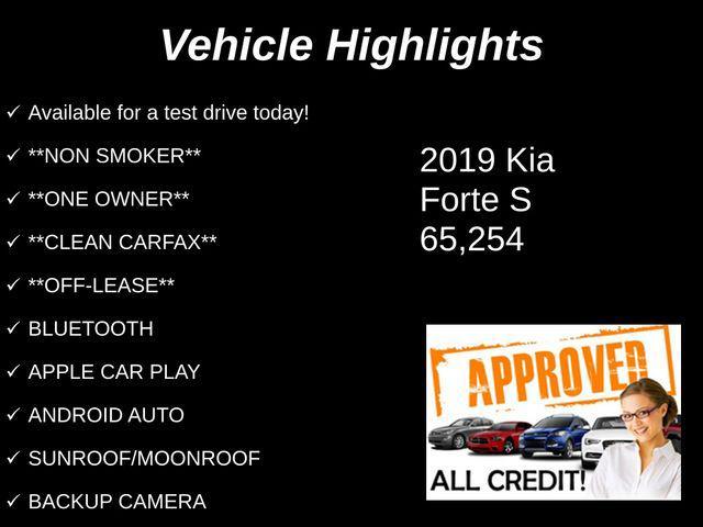 used 2019 Kia Forte car, priced at $10,726