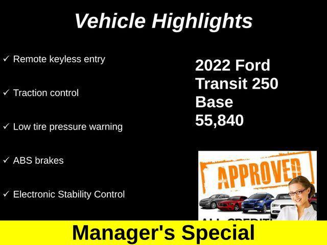 used 2022 Ford Transit-250 car, priced at $37,995