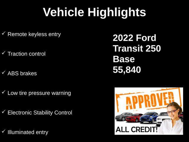 used 2022 Ford Transit-250 car, priced at $37,995