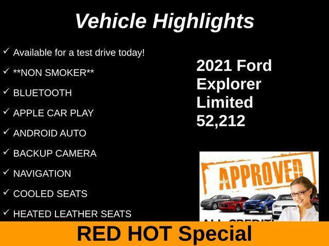 used 2021 Ford Explorer car, priced at $28,039