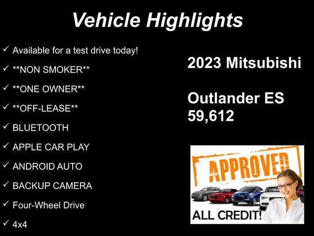 used 2023 Mitsubishi Outlander car, priced at $20,049