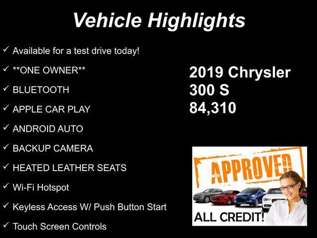 used 2019 Chrysler 300 car, priced at $17,033