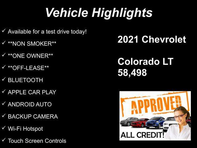 used 2021 Chevrolet Colorado car, priced at $16,802