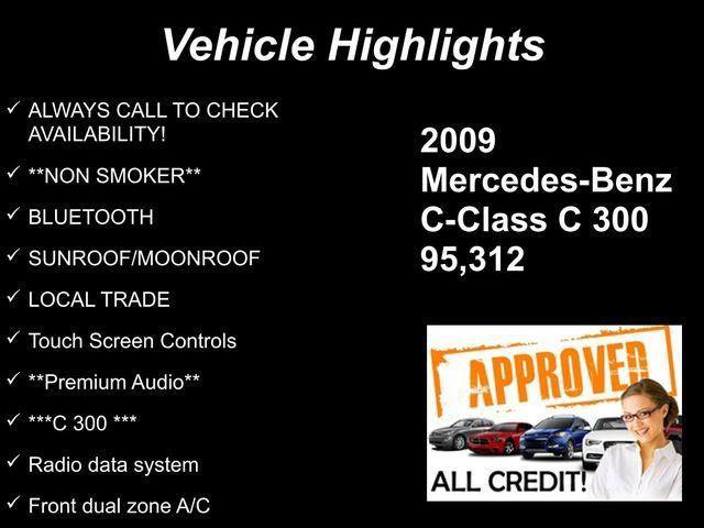 used 2009 Mercedes-Benz C-Class car, priced at $7,017