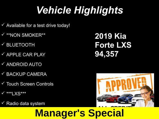 used 2019 Kia Forte car, priced at $9,936