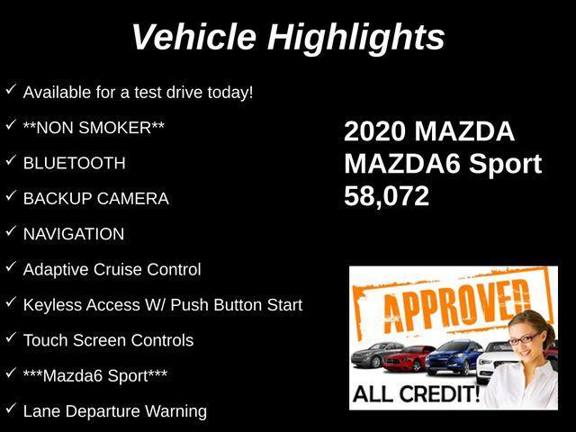 used 2020 Mazda Mazda6 car, priced at $17,335