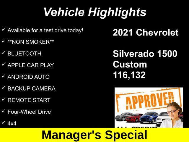 used 2021 Chevrolet Silverado 1500 car, priced at $23,893