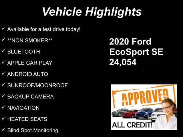 used 2020 Ford EcoSport car, priced at $15,172