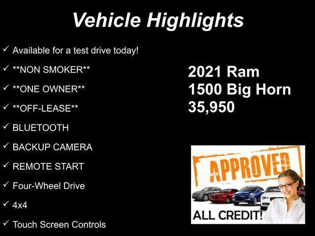 used 2021 Ram 1500 car, priced at $31,467