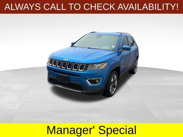 used 2021 Jeep Compass car, priced at $16,350