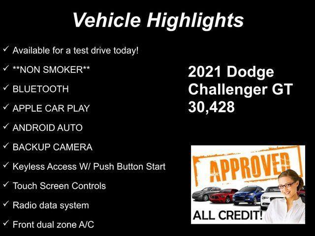 used 2021 Dodge Challenger car, priced at $26,107